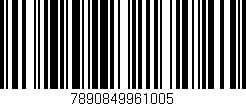 Código de barras (EAN, GTIN, SKU, ISBN): '7890849961005'