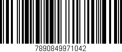 Código de barras (EAN, GTIN, SKU, ISBN): '7890849971042'