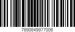 Código de barras (EAN, GTIN, SKU, ISBN): '7890849977006'