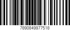 Código de barras (EAN, GTIN, SKU, ISBN): '7890849977518'
