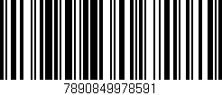 Código de barras (EAN, GTIN, SKU, ISBN): '7890849978591'