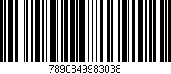 Código de barras (EAN, GTIN, SKU, ISBN): '7890849983038'