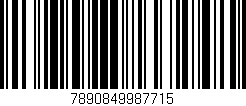 Código de barras (EAN, GTIN, SKU, ISBN): '7890849987715'