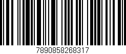 Código de barras (EAN, GTIN, SKU, ISBN): '7890858268317'