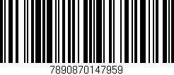 Código de barras (EAN, GTIN, SKU, ISBN): '7890870147959'