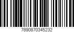 Código de barras (EAN, GTIN, SKU, ISBN): '7890870345232'