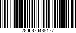 Código de barras (EAN, GTIN, SKU, ISBN): '7890870439177'