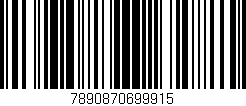 Código de barras (EAN, GTIN, SKU, ISBN): '7890870699915'