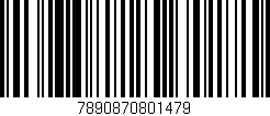 Código de barras (EAN, GTIN, SKU, ISBN): '7890870801479'