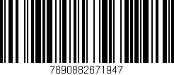 Código de barras (EAN, GTIN, SKU, ISBN): '7890882671947'