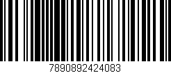 Código de barras (EAN, GTIN, SKU, ISBN): '7890892424083'