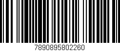 Código de barras (EAN, GTIN, SKU, ISBN): '7890895802260'