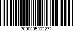 Código de barras (EAN, GTIN, SKU, ISBN): '7890895802277'