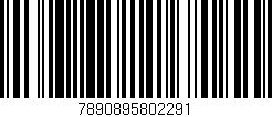 Código de barras (EAN, GTIN, SKU, ISBN): '7890895802291'