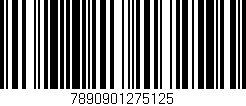 Código de barras (EAN, GTIN, SKU, ISBN): '7890901275125'