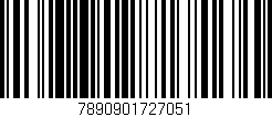 Código de barras (EAN, GTIN, SKU, ISBN): '7890901727051'
