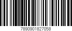 Código de barras (EAN, GTIN, SKU, ISBN): '7890901827058'