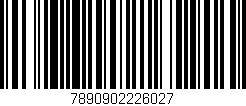 Código de barras (EAN, GTIN, SKU, ISBN): '7890902226027'