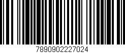 Código de barras (EAN, GTIN, SKU, ISBN): '7890902227024'