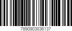 Código de barras (EAN, GTIN, SKU, ISBN): '7890903036137'