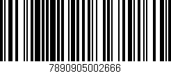 Código de barras (EAN, GTIN, SKU, ISBN): '7890905002666'