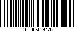Código de barras (EAN, GTIN, SKU, ISBN): '7890905004479'