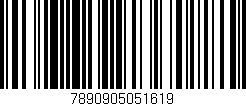 Código de barras (EAN, GTIN, SKU, ISBN): '7890905051619'