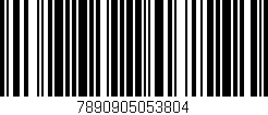 Código de barras (EAN, GTIN, SKU, ISBN): '7890905053804'