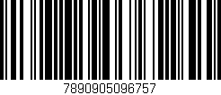 Código de barras (EAN, GTIN, SKU, ISBN): '7890905096757'