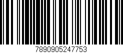Código de barras (EAN, GTIN, SKU, ISBN): '7890905247753'