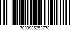 Código de barras (EAN, GTIN, SKU, ISBN): '7890905253778'