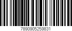Código de barras (EAN, GTIN, SKU, ISBN): '7890905259831'