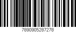 Código de barras (EAN, GTIN, SKU, ISBN): '7890905287278'