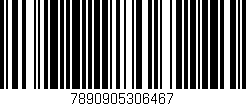 Código de barras (EAN, GTIN, SKU, ISBN): '7890905306467'