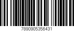 Código de barras (EAN, GTIN, SKU, ISBN): '7890905356431'