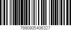 Código de barras (EAN, GTIN, SKU, ISBN): '7890905406327'