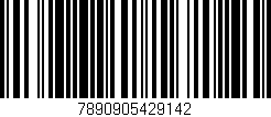 Código de barras (EAN, GTIN, SKU, ISBN): '7890905429142'