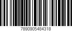 Código de barras (EAN, GTIN, SKU, ISBN): '7890905484318'