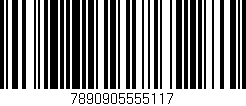 Código de barras (EAN, GTIN, SKU, ISBN): '7890905555117'