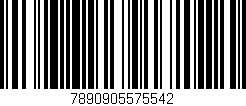 Código de barras (EAN, GTIN, SKU, ISBN): '7890905575542'