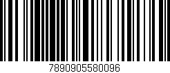 Código de barras (EAN, GTIN, SKU, ISBN): '7890905580096'