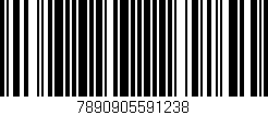 Código de barras (EAN, GTIN, SKU, ISBN): '7890905591238'