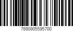 Código de barras (EAN, GTIN, SKU, ISBN): '7890905595700'