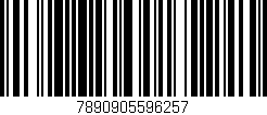 Código de barras (EAN, GTIN, SKU, ISBN): '7890905596257'
