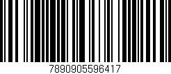 Código de barras (EAN, GTIN, SKU, ISBN): '7890905596417'