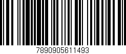 Código de barras (EAN, GTIN, SKU, ISBN): '7890905611493'