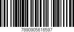 Código de barras (EAN, GTIN, SKU, ISBN): '7890905616597'