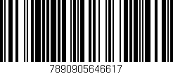 Código de barras (EAN, GTIN, SKU, ISBN): '7890905646617'