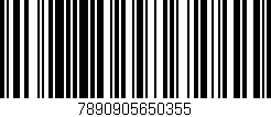 Código de barras (EAN, GTIN, SKU, ISBN): '7890905650355'