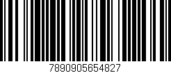 Código de barras (EAN, GTIN, SKU, ISBN): '7890905654827'